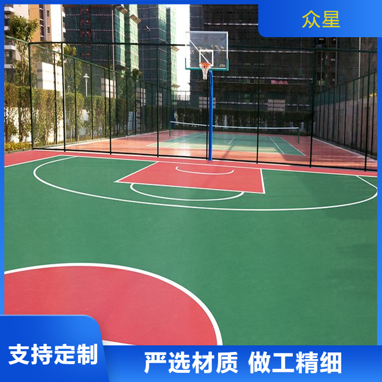 遵义市塑胶跑道篮球场硅PU - 推荐